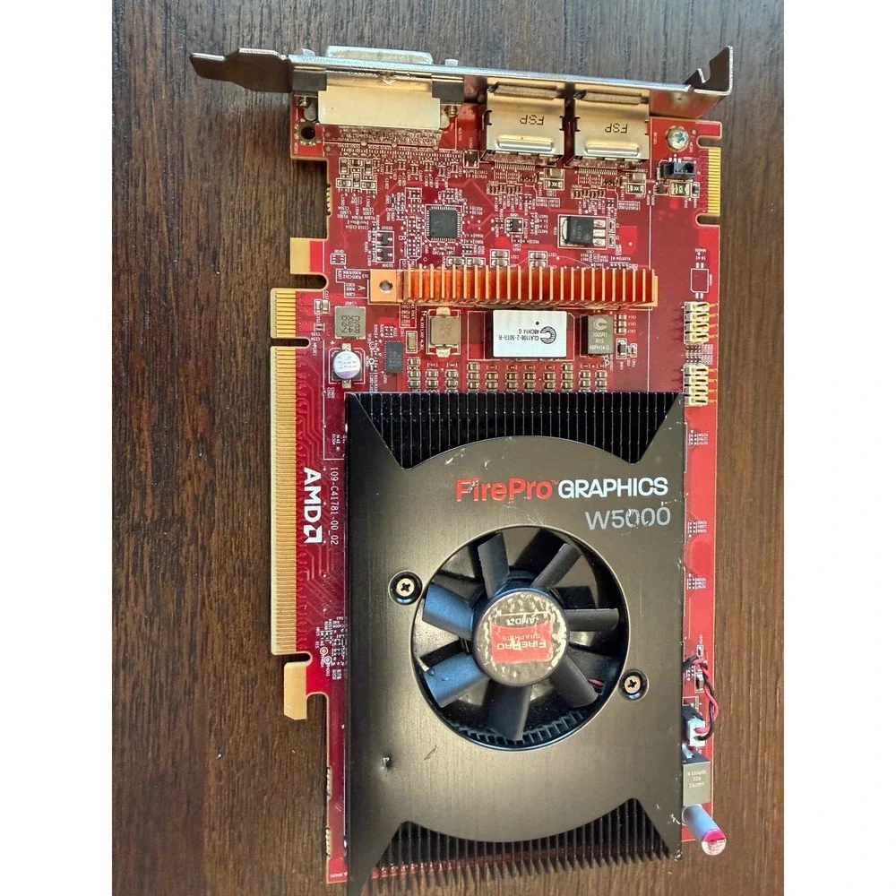 AMD FirePro W5000 2GB GDDR5 Workstation Graphics Card GPU 102C4170225 DVI DP